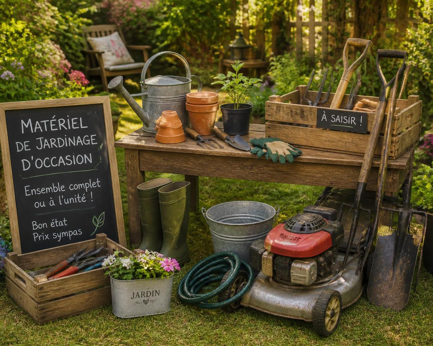 découvrez les meilleures offres de matériel de jardinage sur le bon coin et trouvez facilement des outils de qualité près de chez vous pour entretenir votre jardin.