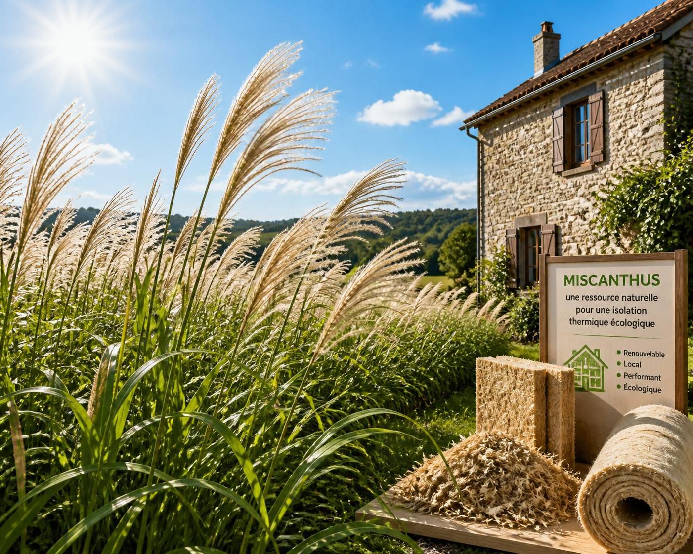 achetez du miscanthus pour une isolation naturelle et durable de votre maison. un choix écologique qui allie performance thermique et respect de l'environnement.