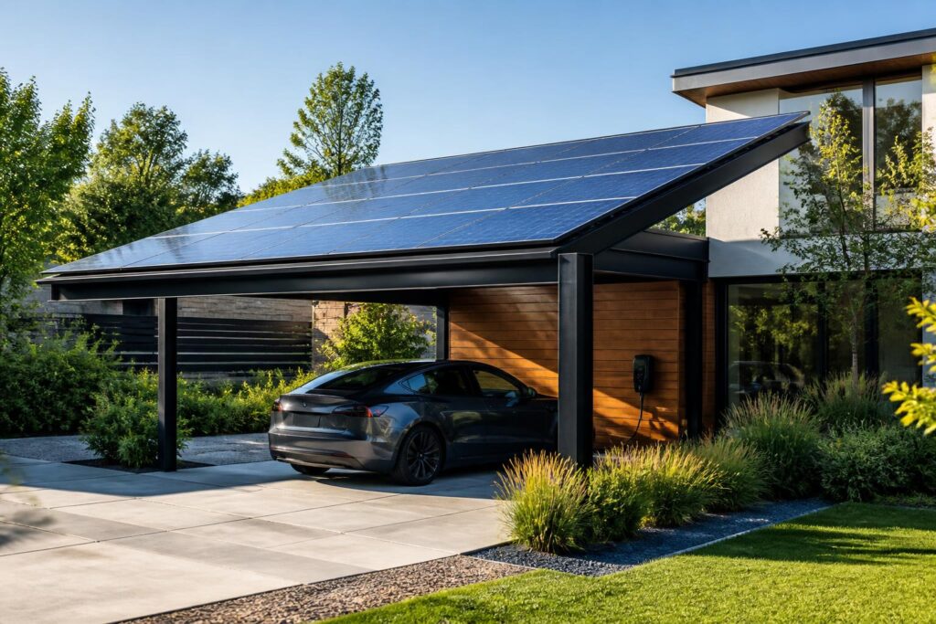 découvrez comment un carport solaire peut transformer votre abri en une source d’énergie propre et renouvelable, tout en protégeant vos véhicules et valorisant votre habitation.
