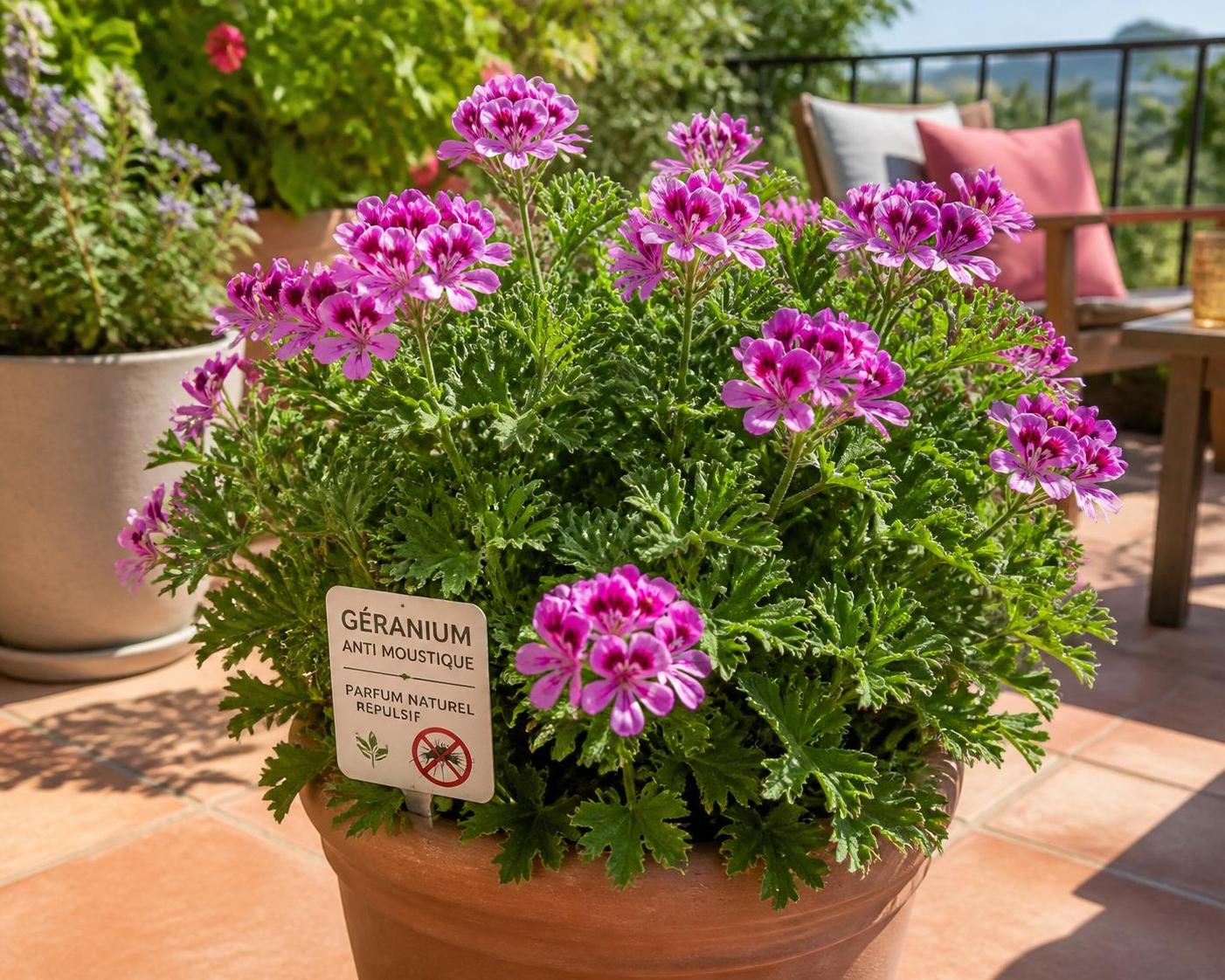 découvrez le géranium anti moustique, un répulsif naturel et efficace pour protéger votre jardin des insectes tout en ajoutant une touche de beauté.