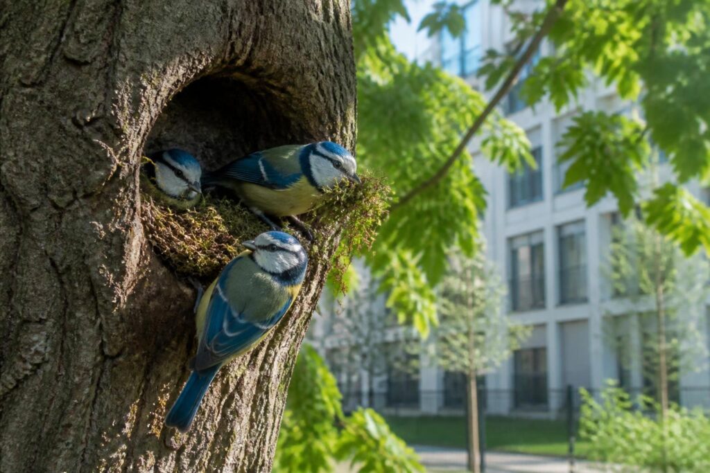 découvrez les secrets de la nidification des mésanges bleues en milieu urbain et apprenez comment favoriser leur présence dans votre environnement.