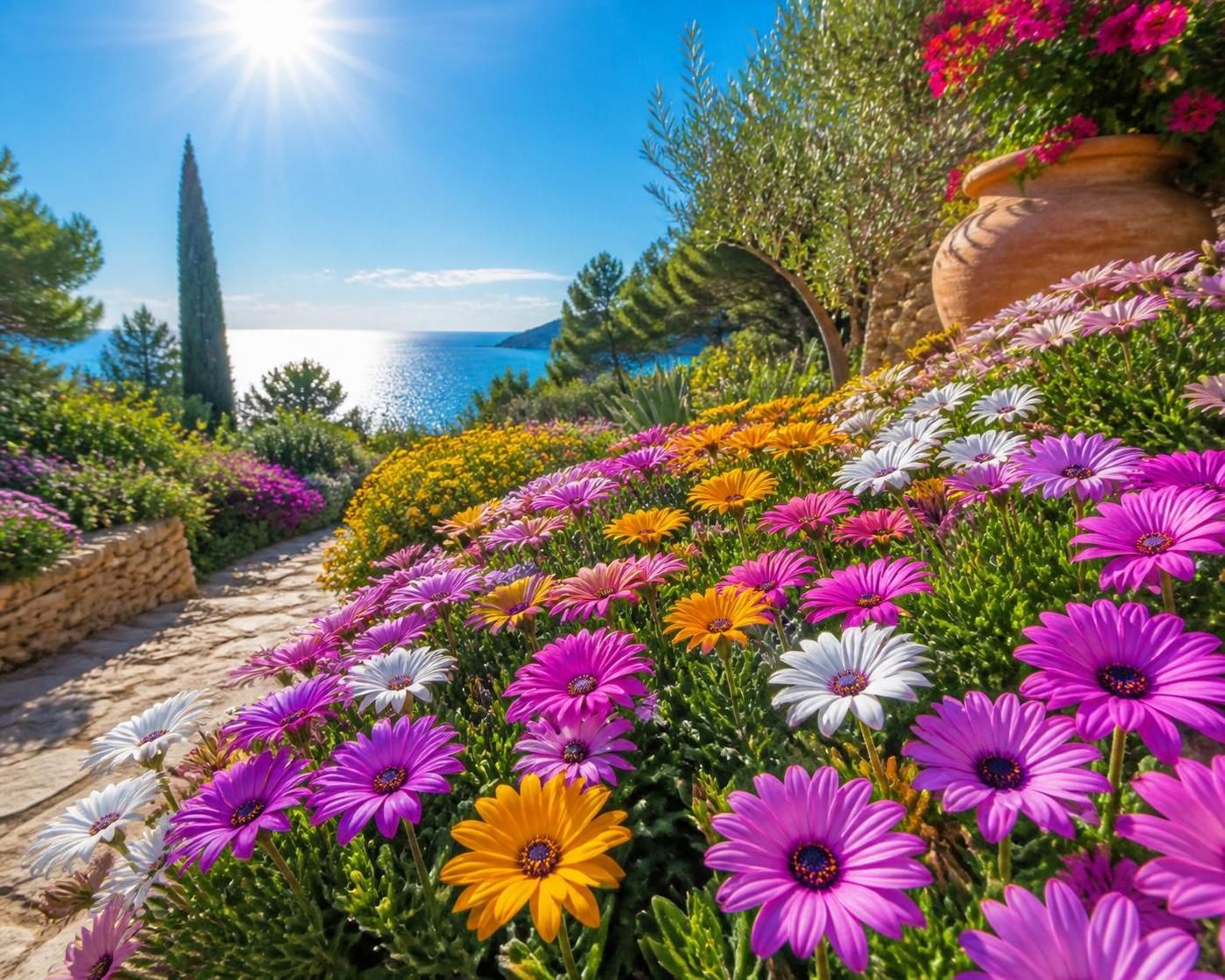 découvrez comment intégrer la dimorphotheca, plante colorée et facile à vivre, pour égayer votre jardin d'été avec ses fleurs éclatantes.