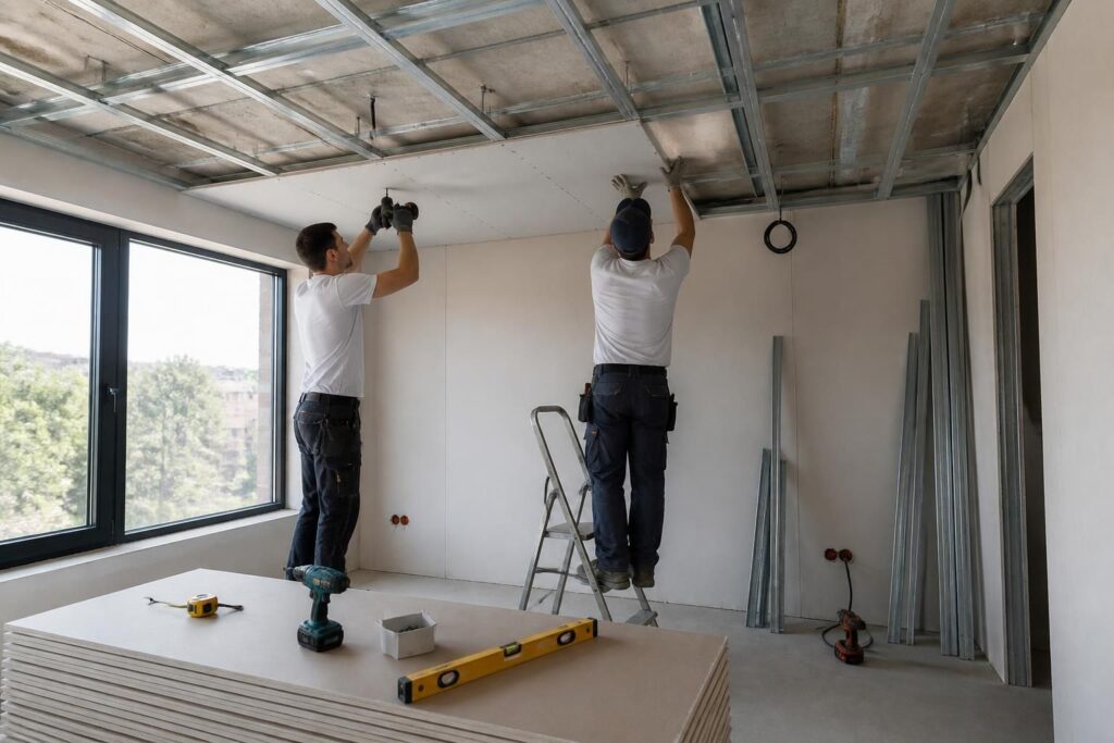 découvrez les étapes clés pour réussir l'installation d'un plafond suspendu en placo chez vous, avec des conseils pratiques et astuces pour un rendu professionnel.