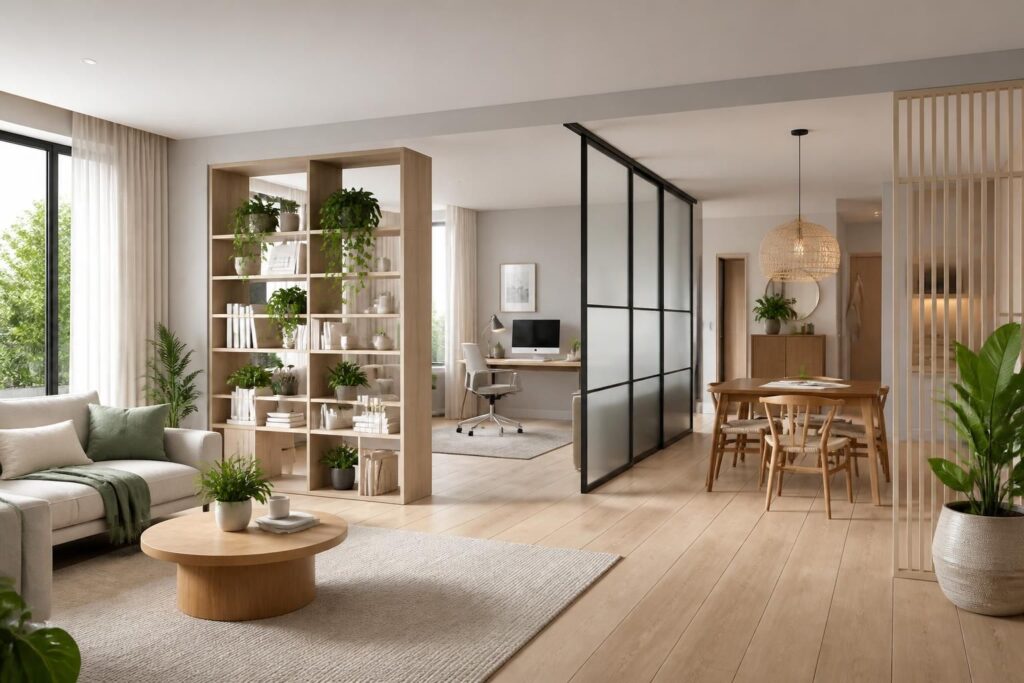 découvrez comment optimiser votre espace avec des solutions de cloisonnement simples et efficaces, sans engager de gros travaux. astuces pratiques pour aménager votre intérieur facilement.