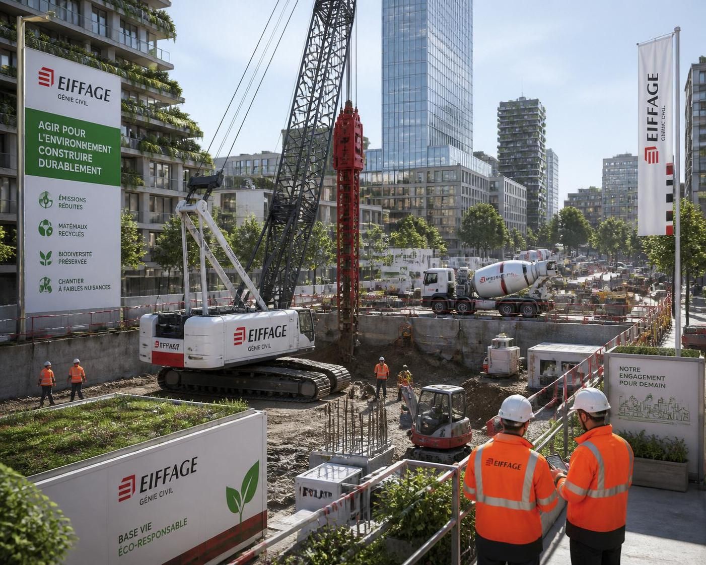 eiffage génie civil, expert en infrastructures durables, accompagne vos projets avec des solutions innovantes et respectueuses de l'environnement pour un avenir responsable.