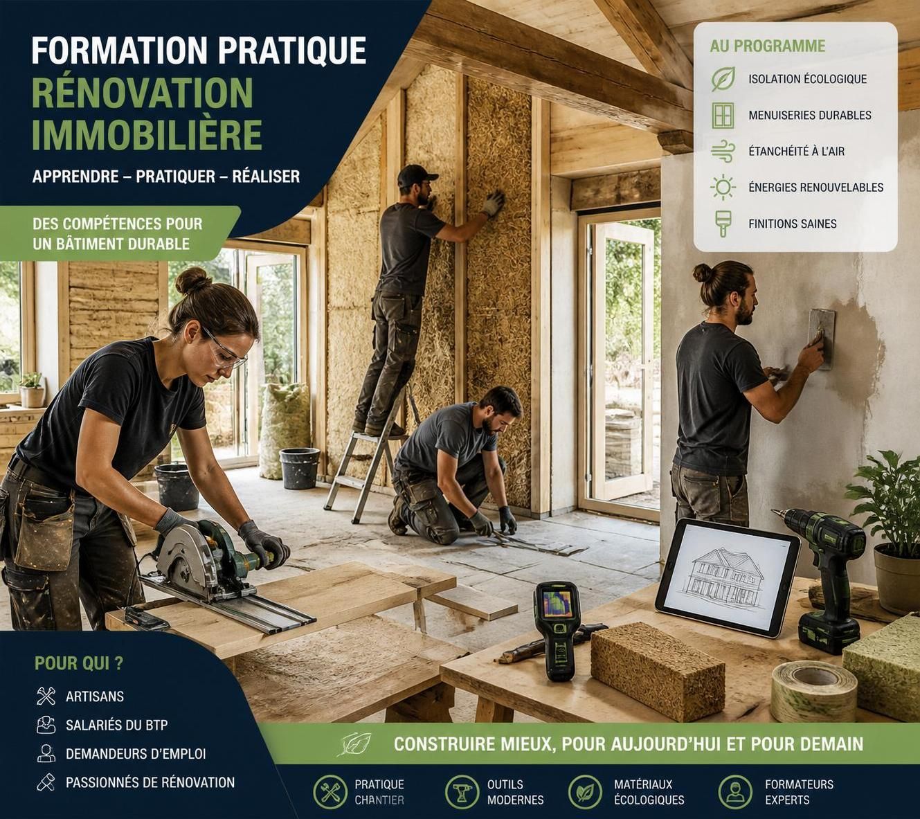 découvrez comment une formation en rénovation immobilière peut vous aider à valoriser votre bien en améliorant sa qualité, son esthétique et sa valeur sur le marché.
