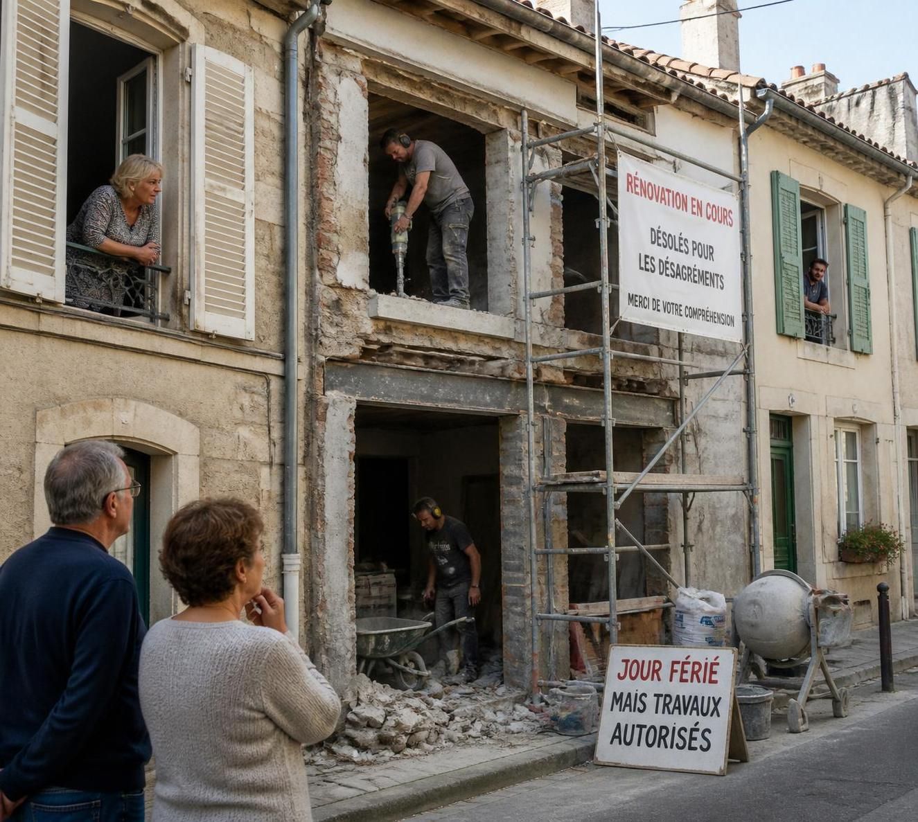 découvrez les règles à respecter pour effectuer des travaux pendant un jour férié sans provoquer de conflits avec vos voisins et garantir une cohabitation paisible.