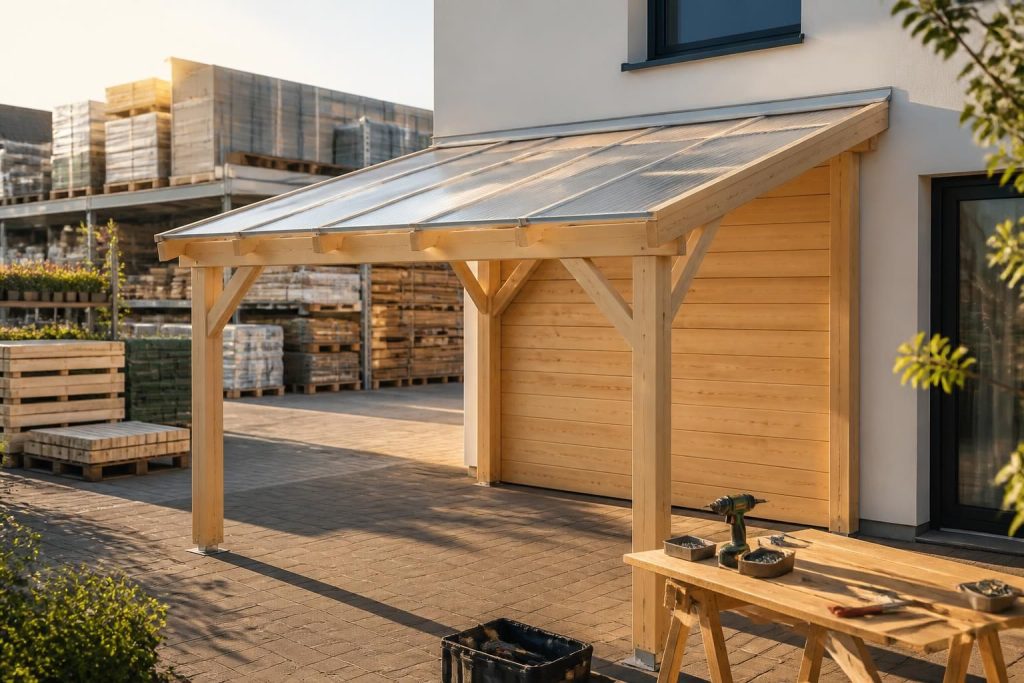 découvrez notre sélection de kits appentis en bois prêts à poser, disponibles chez brico dépôt et leroy merlin. idéal pour créer un auvent solide et esthétique facilement.